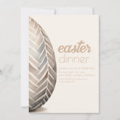 Invitation Simple Dîner de Pâques Modèle d'invitation (Devant)