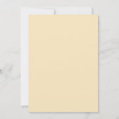 Invitation Simple Drôle Oh Bébé Jaune 2ème Baby Sprinkle (Dos)