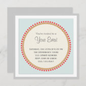 Invitation simple élégance (Devant / Derrière)