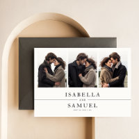 Simple Elegant 5 Photo Collage Mariage