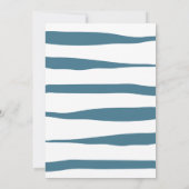 Invitation Simple Elegant Ahoy C'est un Baby shower mignon ga (Dos)