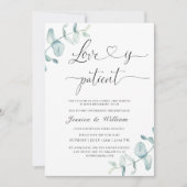 Invitation Simple élégant Modifier la date aquarelle (Devant)