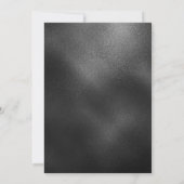 Invitation *~* Simple Elegant Noir Iridescente Mariage Or (Dos)
