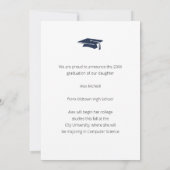 Invitation Simple Elegant Photo Template Graduation (Dos)