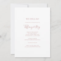 Simple Elegant Rose Or Nous Faisons Toujours Vow R