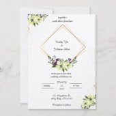 Invitation simple élégante (Devant)