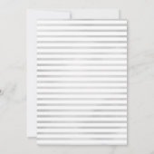 Invitation simple élégante à la douche nuptiale (Dos)