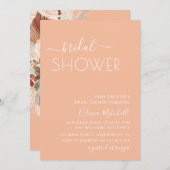 Invitation Simple Elgant Classic & Minimal Bridal Shower (Devant / Derrière)