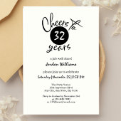 Invitation Simple encouragements à n'importe quelle partie de