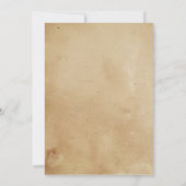 Invitation Simple et élégant Beige Double Anniversaire Inv (Dos)