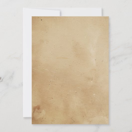 Invitation Simple et élégant Beige Double Anniversaire Inv (Dos)