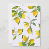 Invitation Simple et élégante Elle a trouvé son principal pre (Dos)