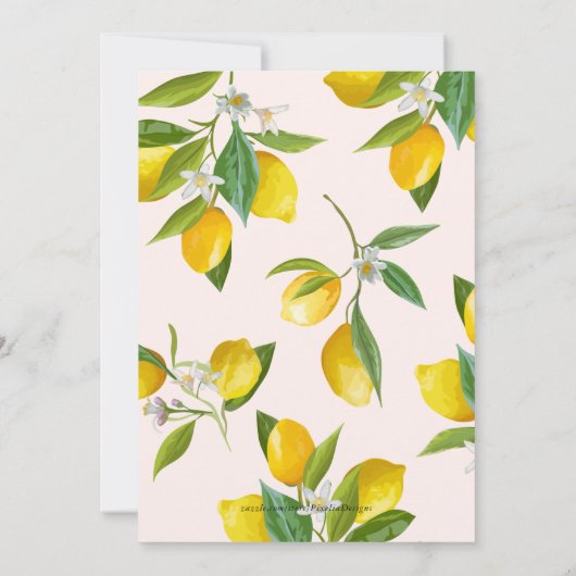 Invitation Simple et élégante Elle a trouvé son principal pre (Dos)