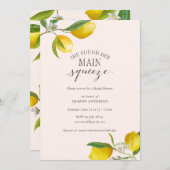 Invitation Simple et élégante Elle a trouvé son principal pre (Devant / Derrière)