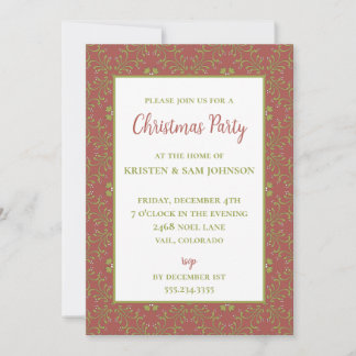 Invitation simple et élégante pour une soirée de N