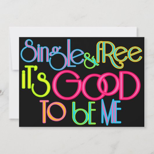 Invitation Simple et libre (Devant)