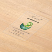 Invitation simple et mignonne pour une fête d'anni (Poser)