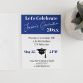 Invitation simple et minimaliste pour une fête de