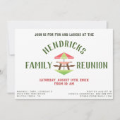 Invitation simple et moderne à la réunion de famil (Devant)