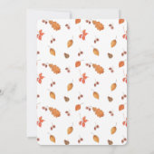 Invitation Simple et moderne, merci, Thanksgiving Party (Dos)