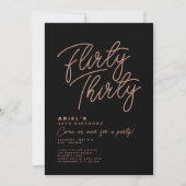 Invitation simple et moderne pour un trente ans co (Devant)