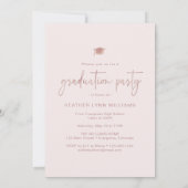 Invitation simple et moderne pour une fête de fin (Dos)
