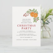 Invitation simple et neutre pour une fête de Noël (Debout devant)