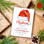 Invitation Simple Festive Santas fête de Noël Casquette<br><div class="desc">Commencez vos vacances avec notre Simple Festive Père Noël Casquette Noël Invitation. Parfait pour tout rassemblement festif, que ce soit une famille détendue se réunir ou la fête annuelle d'entreprise. Ce design charmant présente un motif casquette Père Noël ludique, enveloppé dans l'esprit de la saison festive, ajoutant une touche de...</div>