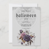 Invitation Simple fête gothique d'Halloween (Devant)