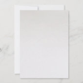 Invitation Simple Floral QR Code nuptiale de douche Invitatio (Dos)