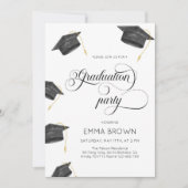 Invitation Simple Grad Party Invitation, Graduation 2024 (Devant)