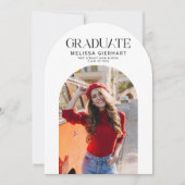 Invitation Simple Graduate Photo 2025 Graduation Party (Devant)