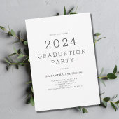 Invitation Simple Graduation Party