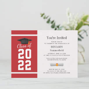 Invitation Simple Graduation Party 2025