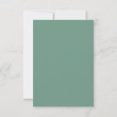 Invitation simple Green Custom Wedding (Dos)