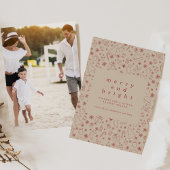 Invitation Simple Holiday Card with Photo