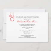 Invitation Simple Holiday Corporate Party (Devant)