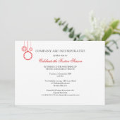 Invitation Simple Holiday Corporate Party (Debout devant)