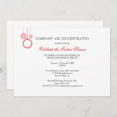 Invitation Simple Holiday Corporate Party (Devant / Derrière)