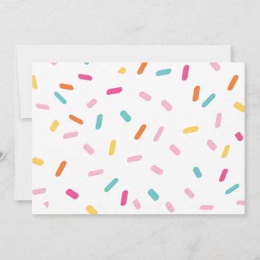 Invitation Simple Ice Cream Party avec photo (Dos)