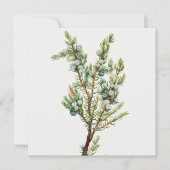 Invitation Simple Juniper Vintage de montagne (Devant)