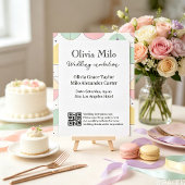 Invitation Simple mais coloré mariage
