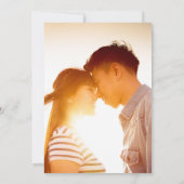 Invitation Simple Mariage Chinois Oriental 'Ai' Shower (Dos)