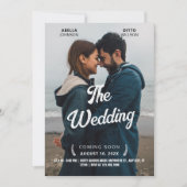 INVITATION SIMPLE MARIAGE DE POSTER DU FILM ROMANCE (Devant)