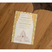 Invitation Simple mariage indien du Sud