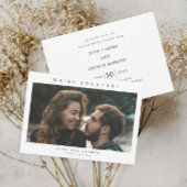 Invitation Simple Mariage photo