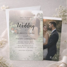 Simple Mariage Photo en surimpression Noir & Blanc
