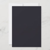 Invitation Simple Mariage Photo Violet (Dos)