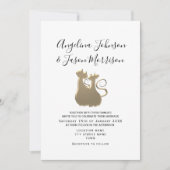 Invitation Simple Mariage Romantique (Devant)