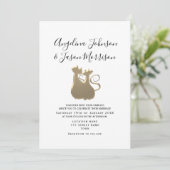 Invitation Simple Mariage Romantique (Debout devant)